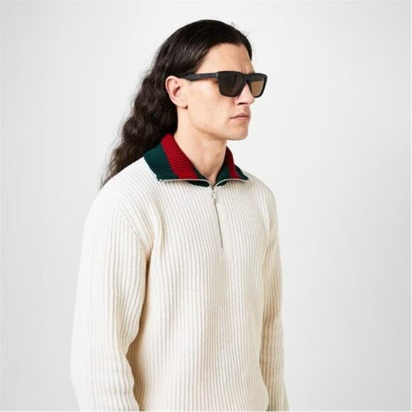 Gucci GG1571S 003 BRAND NEW Sunglasses Light Blue Green Unisex Square - Picture 12 of 12